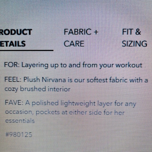 Athleta Ethereal Cocoon Wrap Lavender Size  S/M - Picture 9 of 10